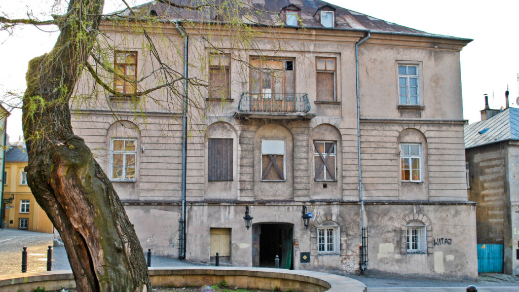 Visual representation of structural damage to a house, emphasizing the severity of issues that may lead to condemnation and the need for extensive repairs