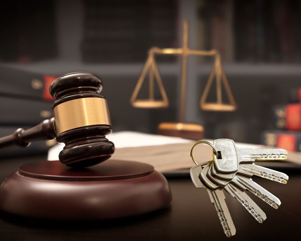 egal tools representing the process of navigating requirements for property acquisition.