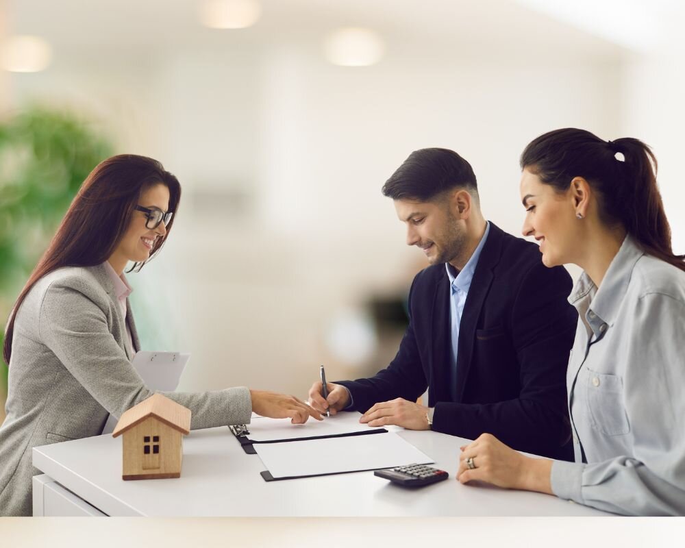 Detailed view of a real estate purchase agreement terms for cash home sale