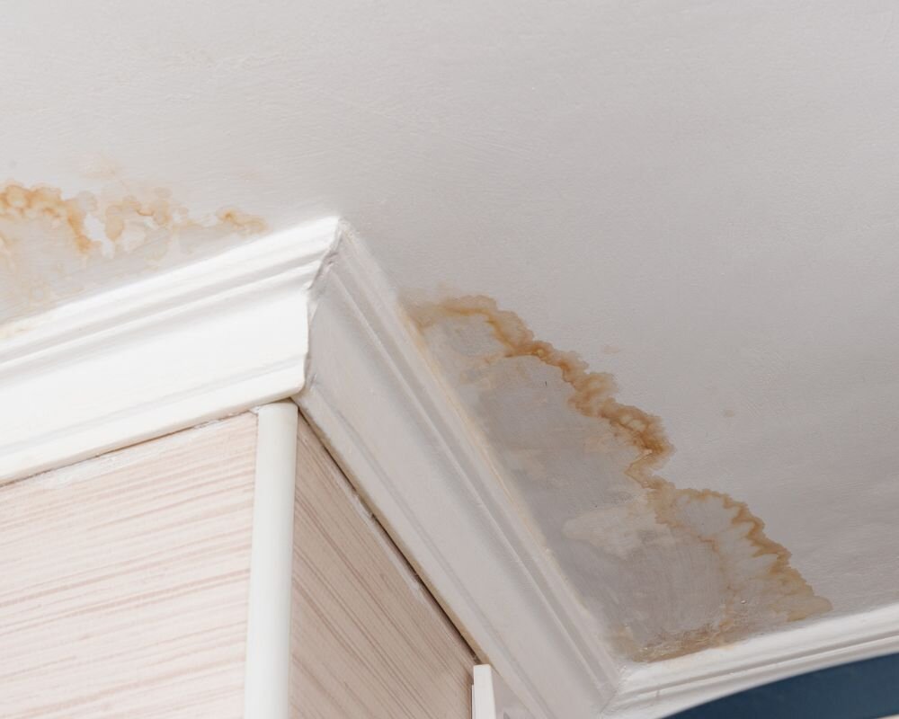 Critical structural damage in an inherited condemned house, highlighting the need for safety assessments