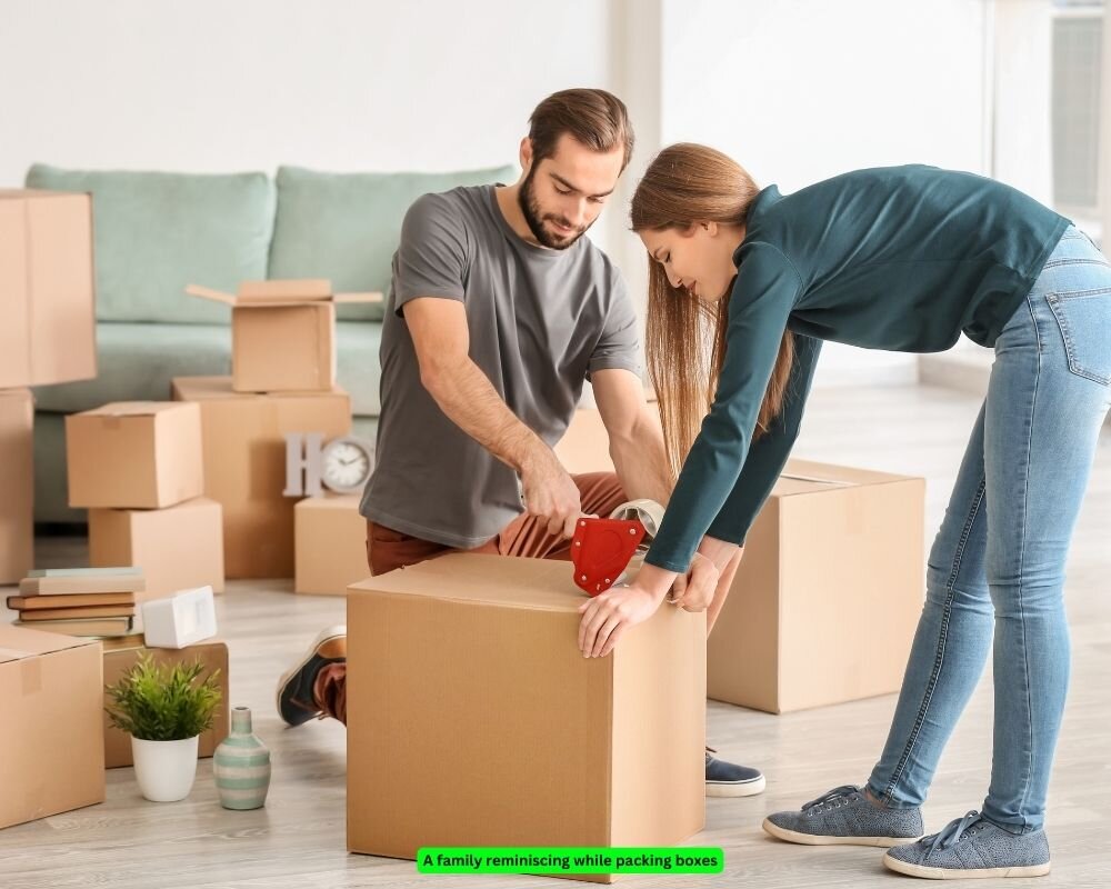 Family Experiencing Emotional Journey of Downsizing