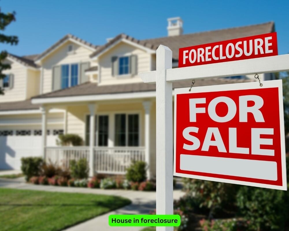 Diagram illustrating the foreclosure process in Ceres, California