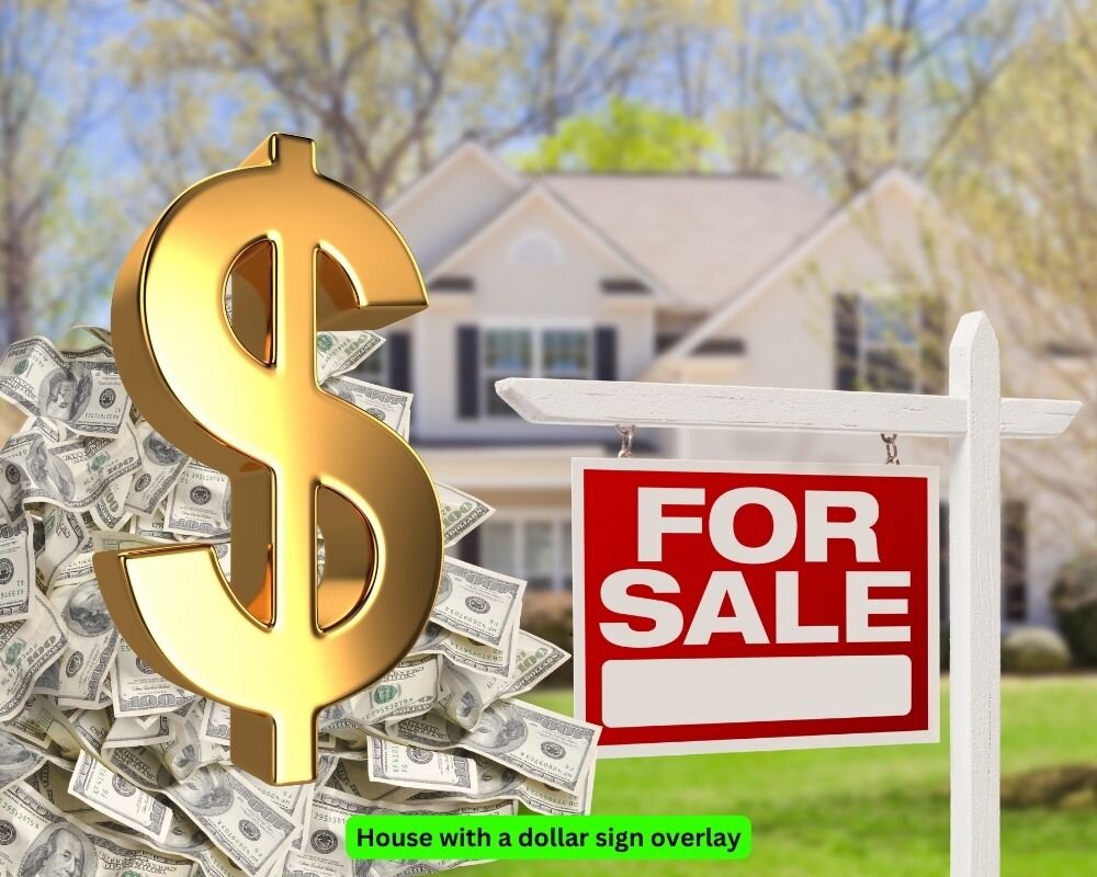 Selling a house for cash concept