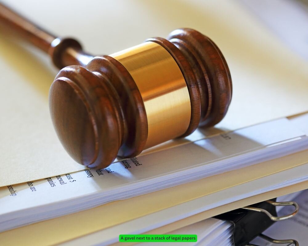 Legal gavel and documents symbolizing the probate process for inherited homes