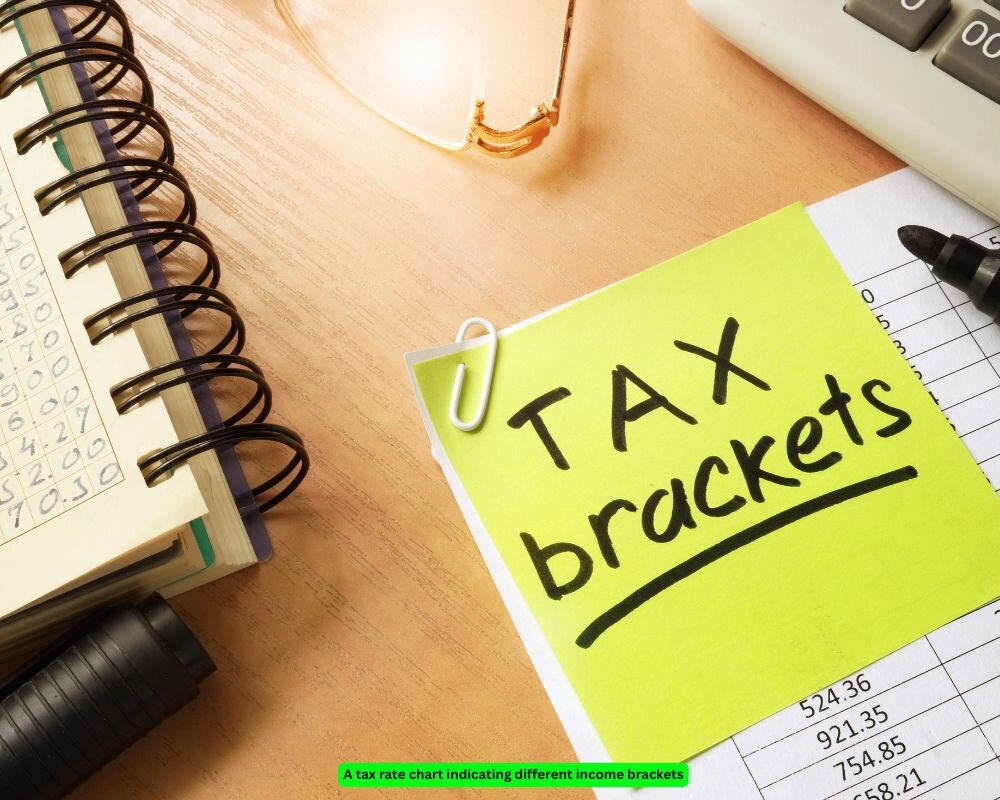 Capital gains tax rates and income brackets chart