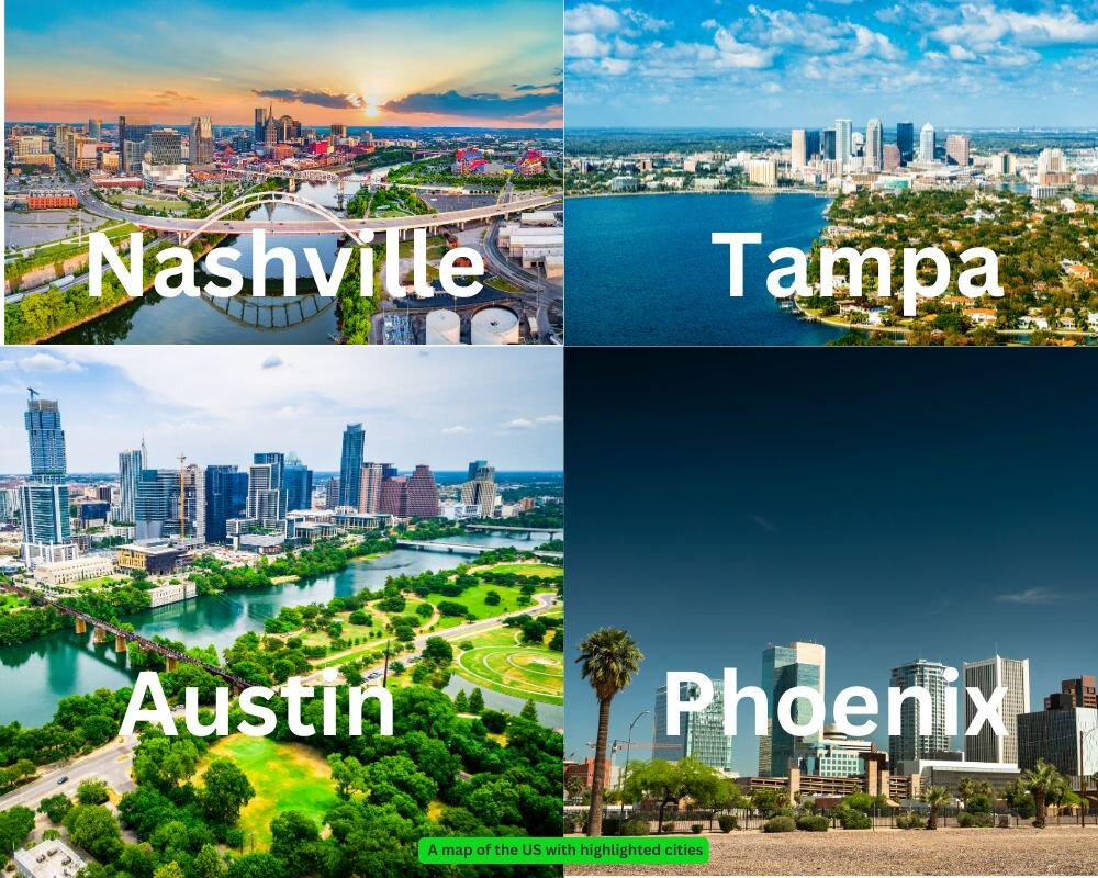 Skylines of top US cities for fast and profitable home sales