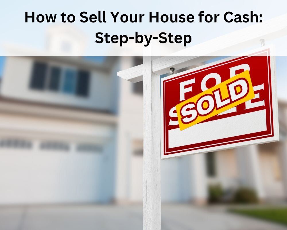 Fast cash home sale with 'Sold' sign in front of house