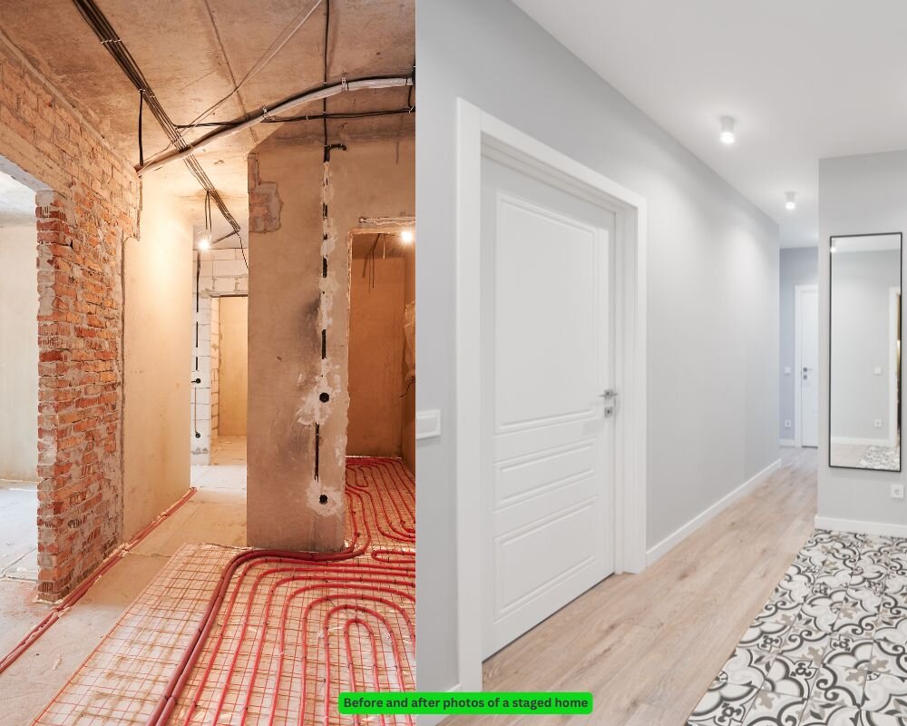 Home staging before and after: enhancing appeal for quick sale