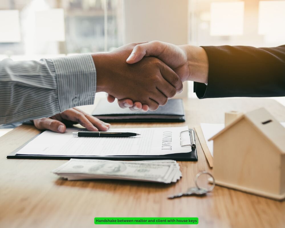 Successful real estate transaction after market analysis