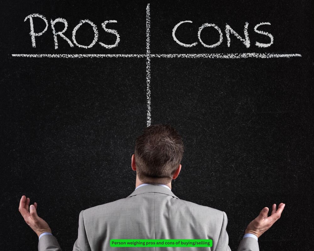 Evaluating real estate decisions based on market conditions