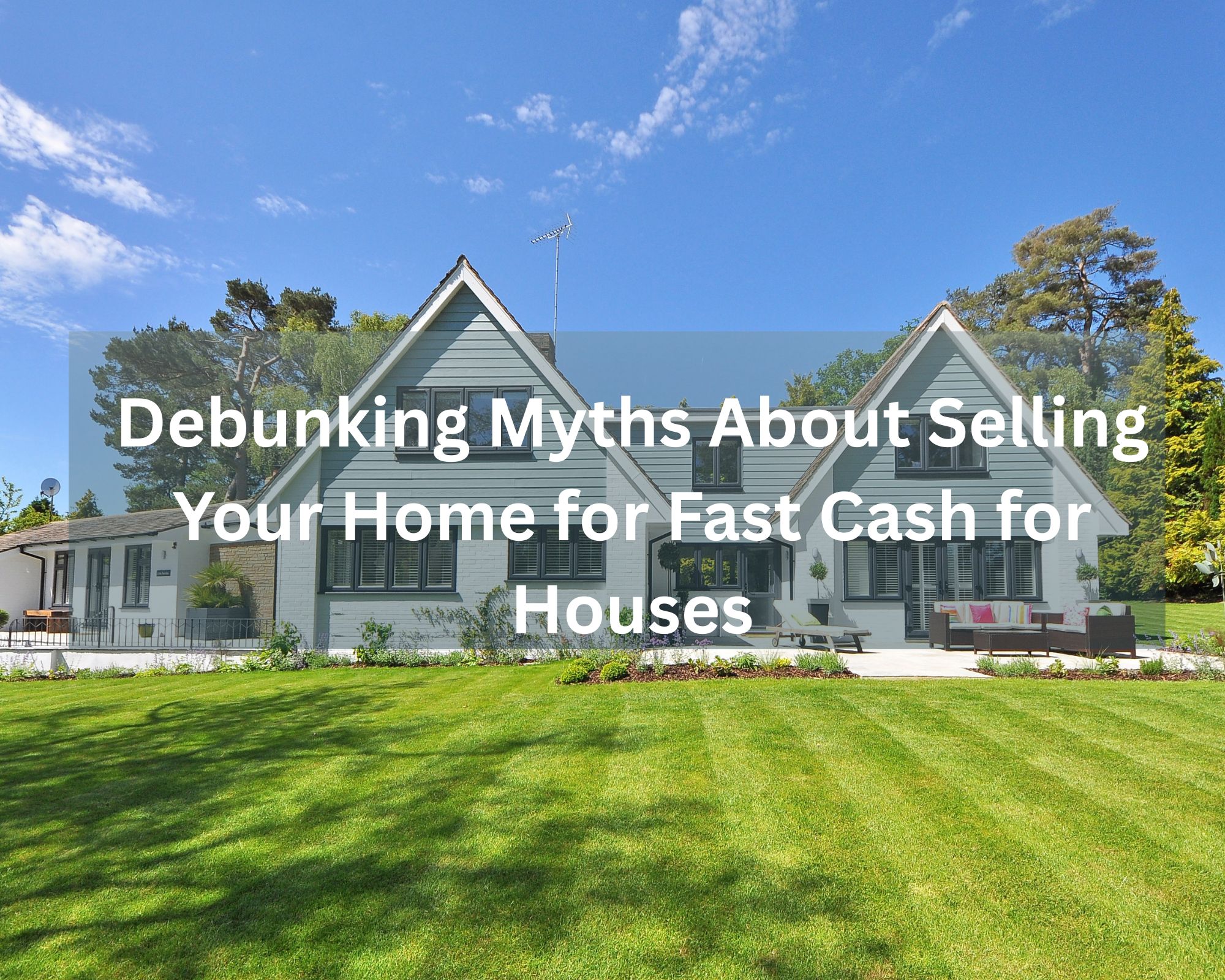 Selling home for Fast cash For Houses Myths