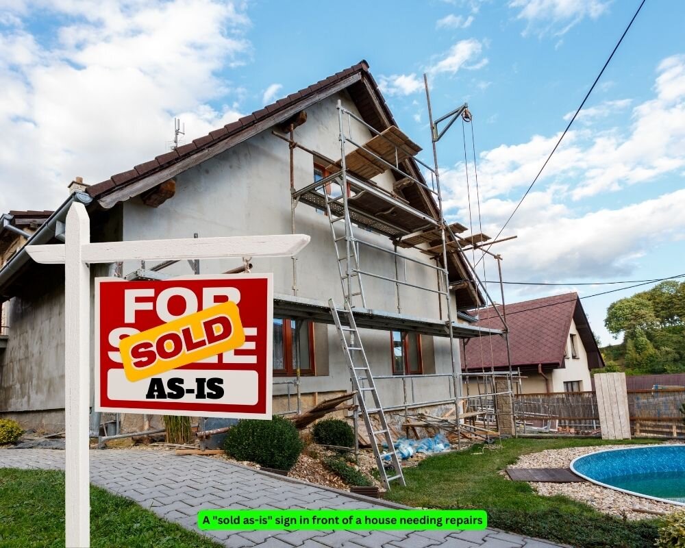 House sold as-is without repairs