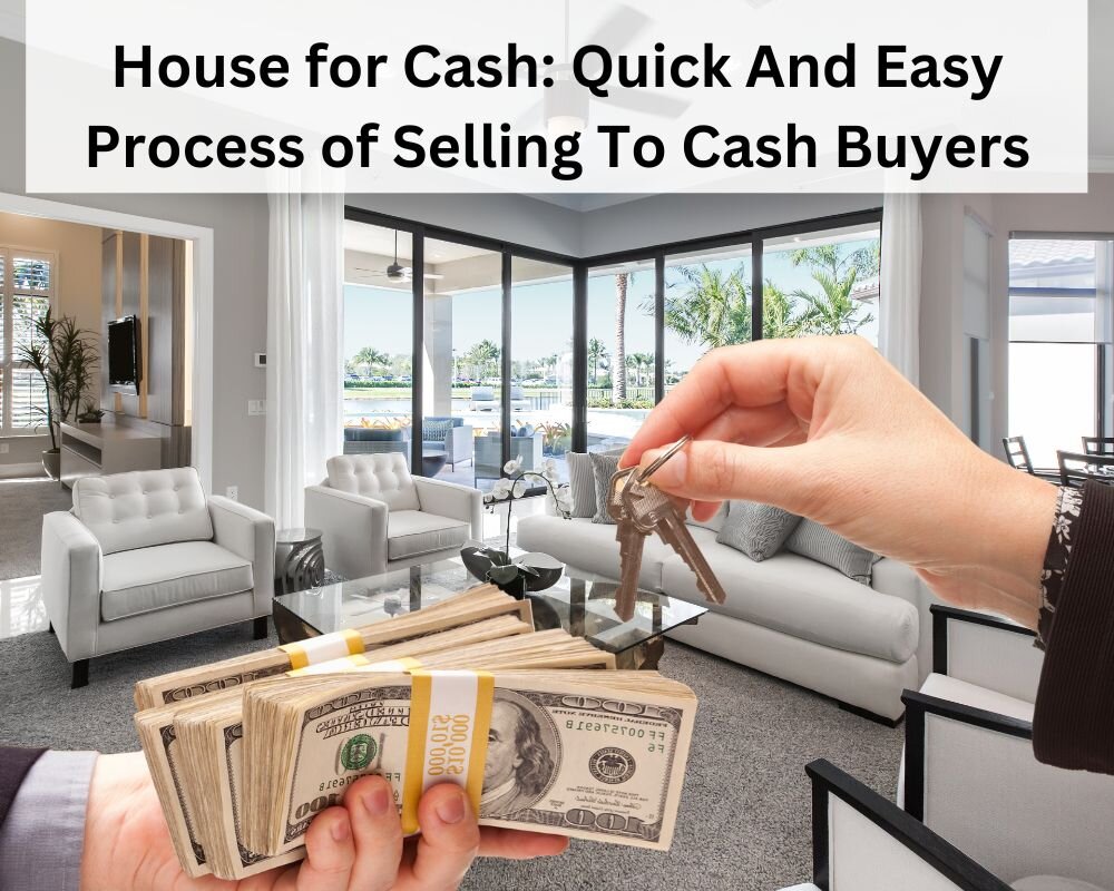A cash buyer handling house payment to homeowner