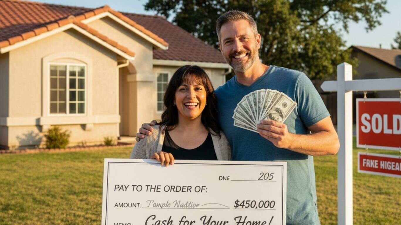 happy Turlock Homeowner with a successful house sale