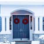 sell your house | snowy blue door