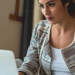listing your home | woman on computer