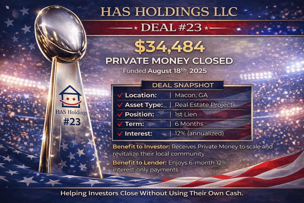 Deal #23 - HAS Holdings LLC PML Deal 