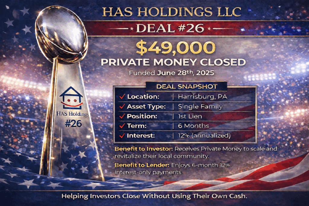 Deal #26 - PML Deal HAS Holdings LLC