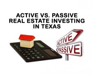 Active vs Passive Real Estate Investing , investment property, joint venture