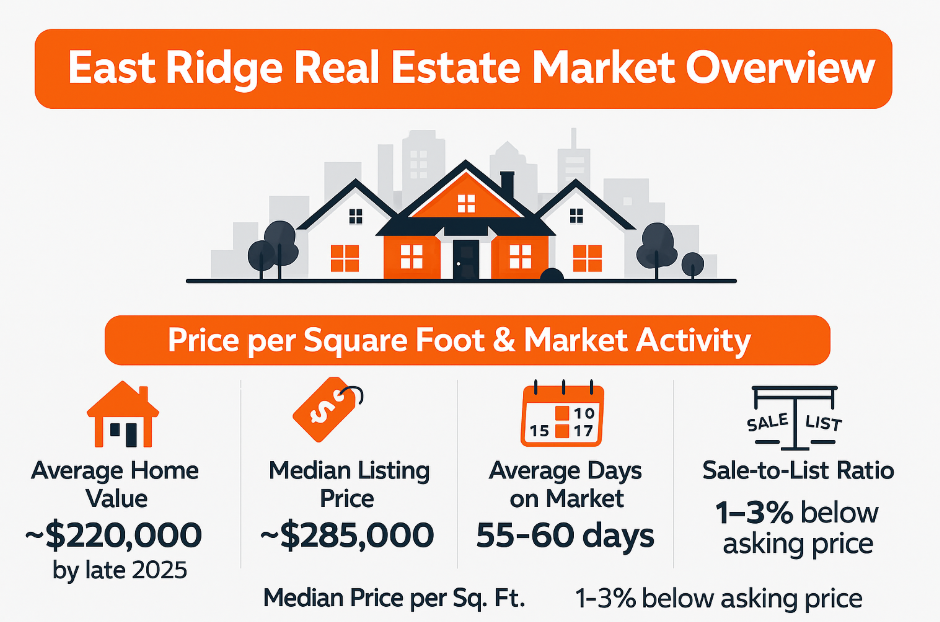 east ridge housing market
