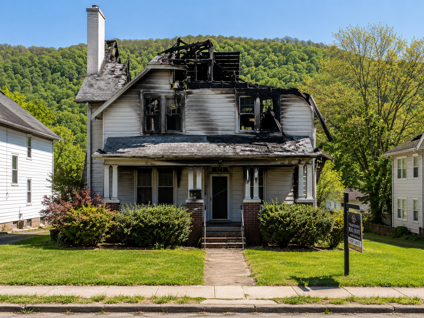 sell fire damaged house in chattanooga