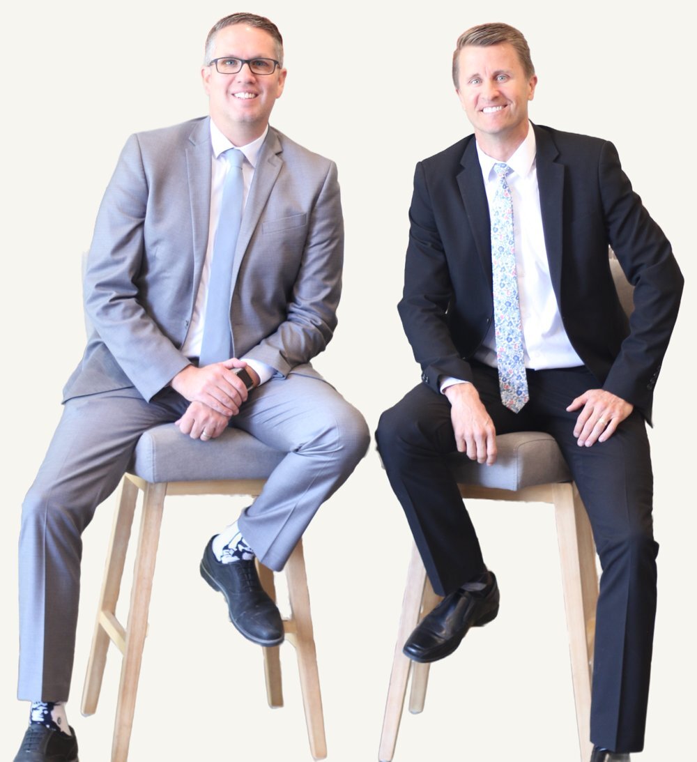 Taylor Prince and Joe Herrera, co-founders of Fast Ready Offer in Las Vegas