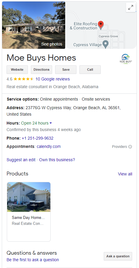 Sell my house for cash google customer reviews