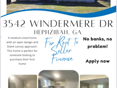3542 WIndermere Drive Hephzibah, GA 30815