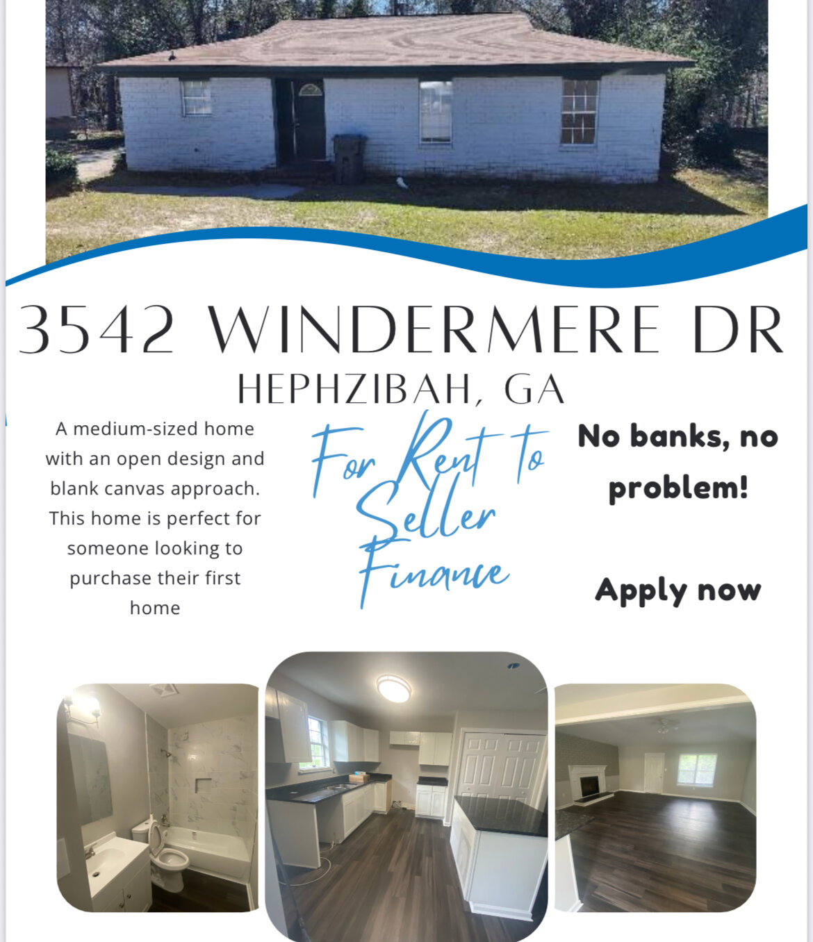 3542 WIndermere Drive Hephzibah, GA 30815