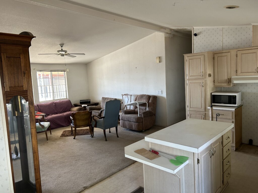 Inside Mobile Home in Arizona