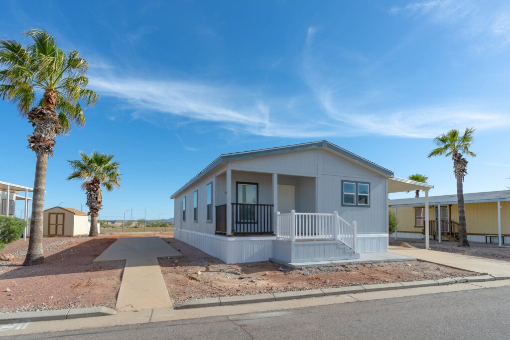 Mobile Home with Skirting in Arizona