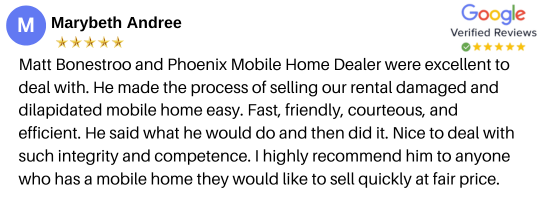 We Buy Mobile Homes For Cash El Mirage