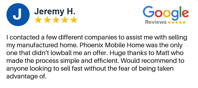 Sell Mobile Home To Trusted Local Cash Buyers Phoenix