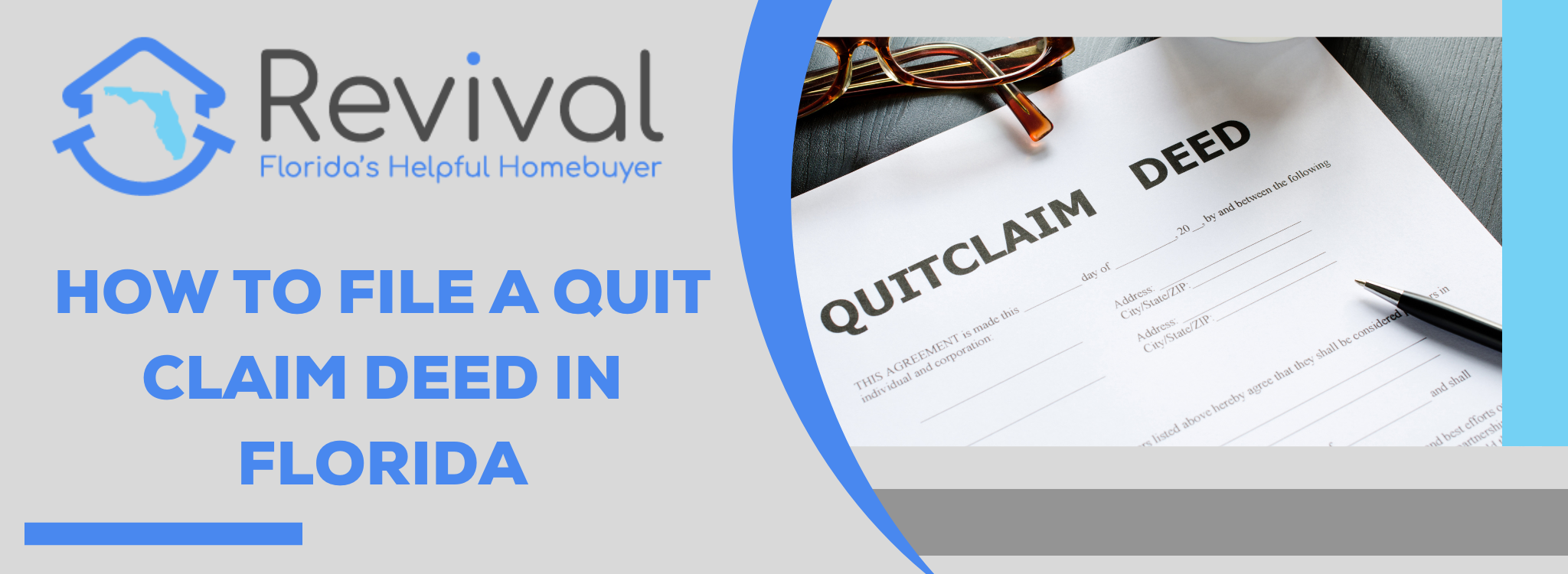 How to file a quit claim deed Florida