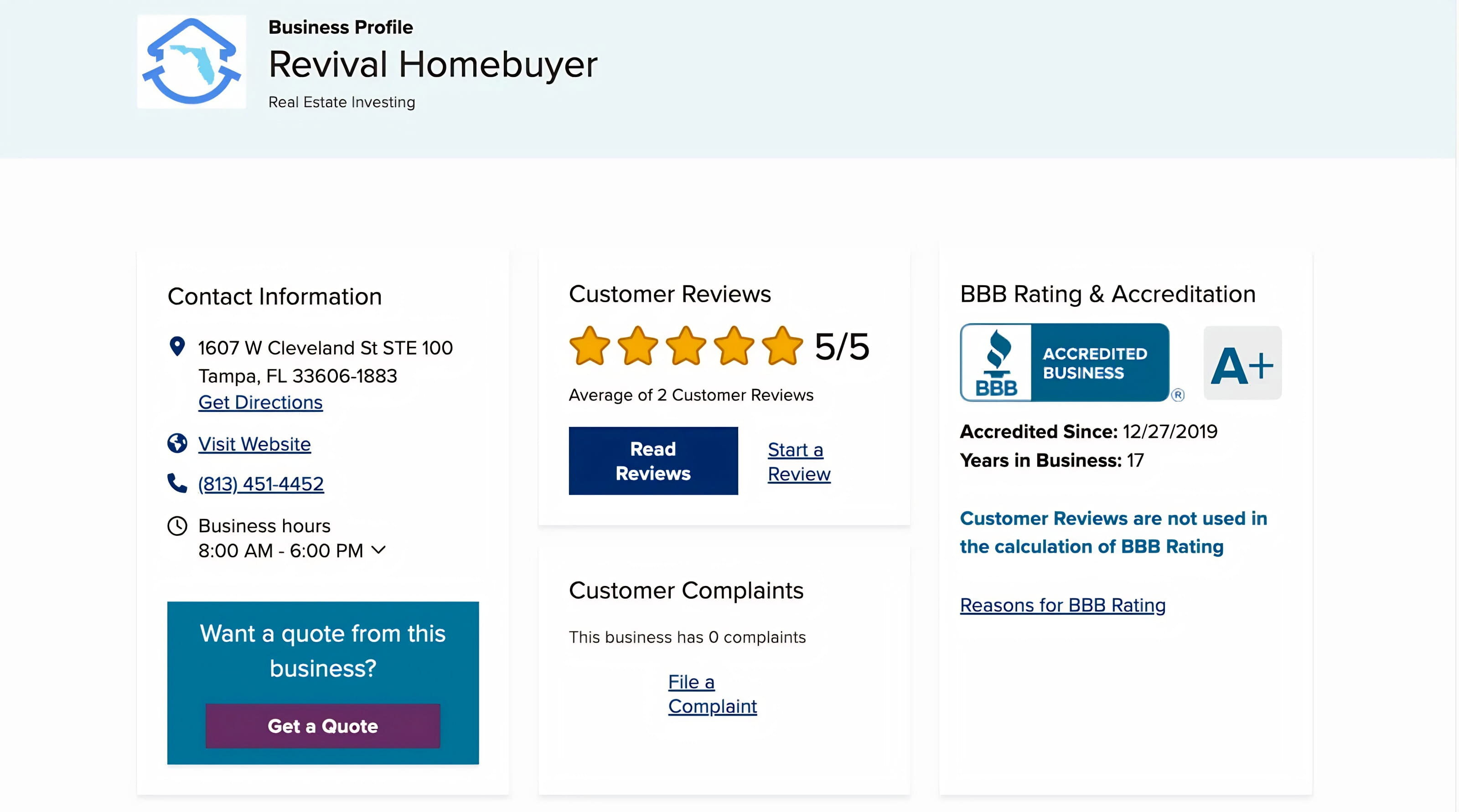 Cash For House Tampa
