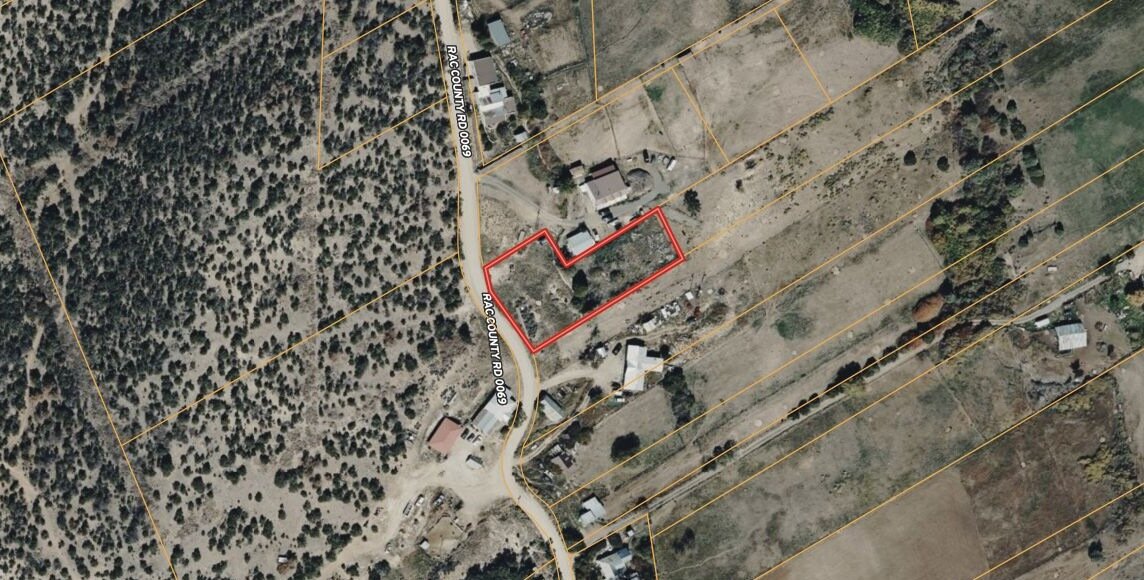 Aerial boundary map of the 0.75-acre Rio Arriba County parcel