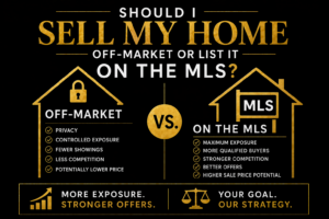 home exterior in Bryan College Station Texas representing decision between off market sale and MLS listing