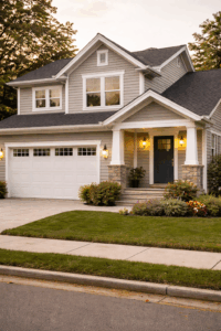 home exterior in Bryan Texas representing decision to wait for interest rates before buying a home