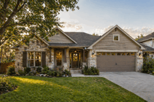 home exterior in Bryan Texas representing concern about home prices dropping after buying