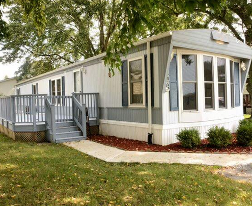 We buy mobile homes in Mobile and pay cash for houses.