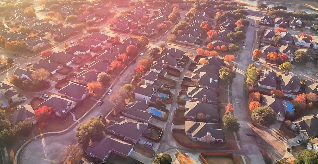 a row of houses sold fast to Four 19 Properties