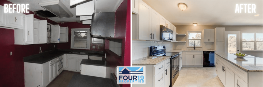 four 19 properties before and after