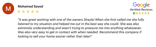 Mohamed Sayed - Four 19 Properties Google Review