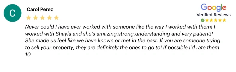 Carol Perez - Review Card