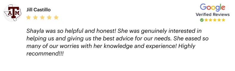 Jill Castillo - Review Card