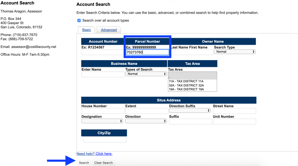 how to find out who owns a property for free - step 2