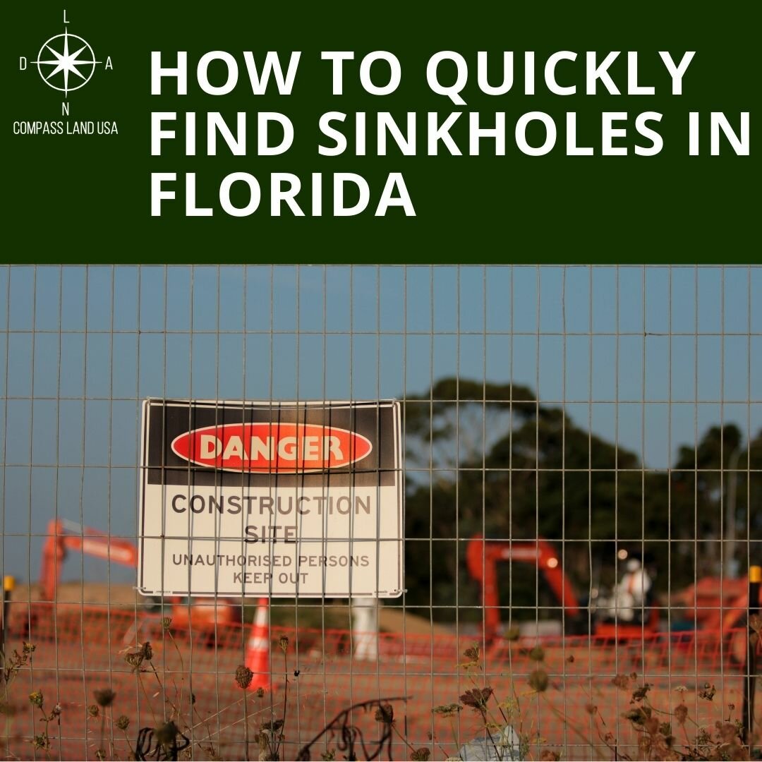 How To Quickly Find Sinkholes In Florida 8464