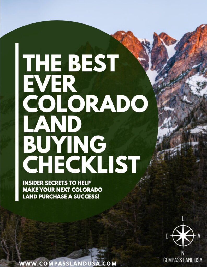 Colorado Land Buying Checklist