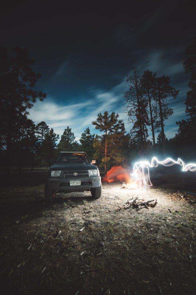 Camping in Apache-Sitgreaves National Forest, Apache County Arizona