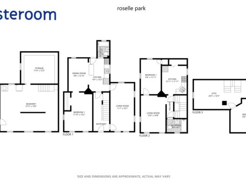 Roselle Park 2d Floor Plan